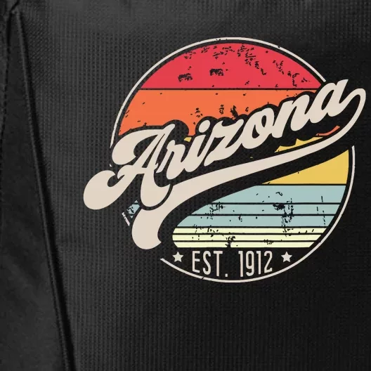 Retro Arizona Home State Az Cool 70s Style Sunset City Backpack