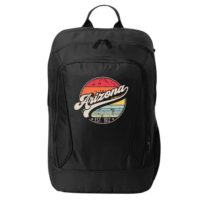 Retro Arizona Home State Az Cool 70s Style Sunset City Backpack