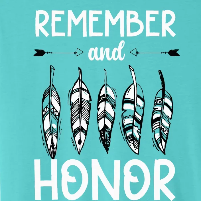 Remember And Honor Orange Day Canada Indigenous Children ChromaSoft Performance T-Shirt