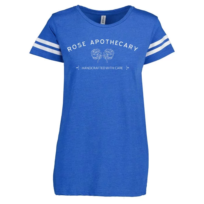 Rose Apothecary Handcrafted With Care Enza Ladies Jersey Football T-Shirt