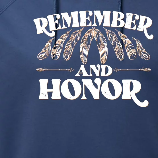 Remember And Honor Every Child Matters Performance Fleece Hoodie