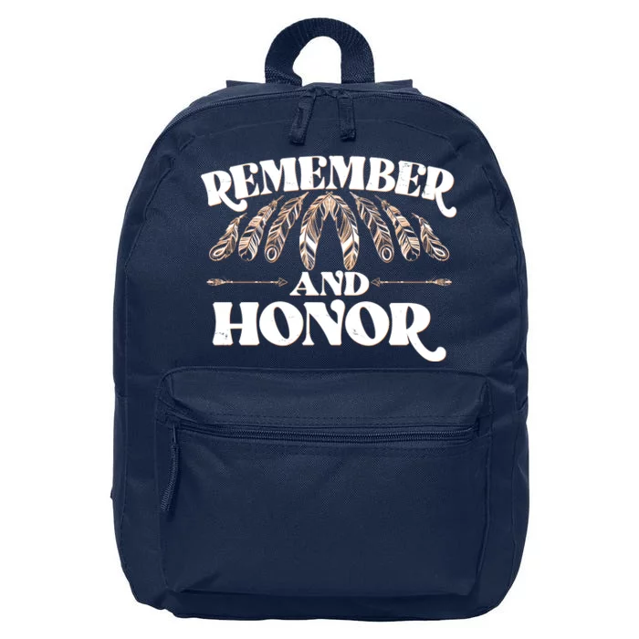 Remember And Honor Every Child Matters 16 in Basic Backpack