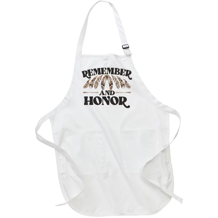 Remember And Honor Every Child Matters Full-Length Apron With Pocket