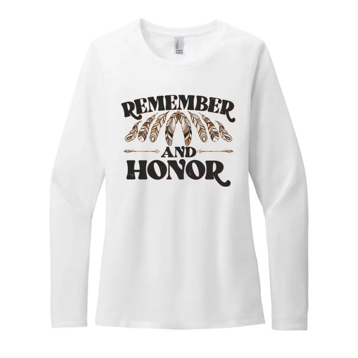 Remember And Honor Every Child Matters Womens CVC Long Sleeve Shirt