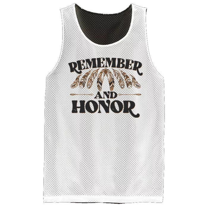 Remember And Honor Every Child Matters Mesh Reversible Basketball Jersey Tank