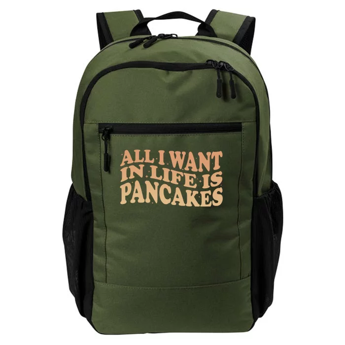 Retro All I Want In Life Is Pancakes Daily Commute Backpack