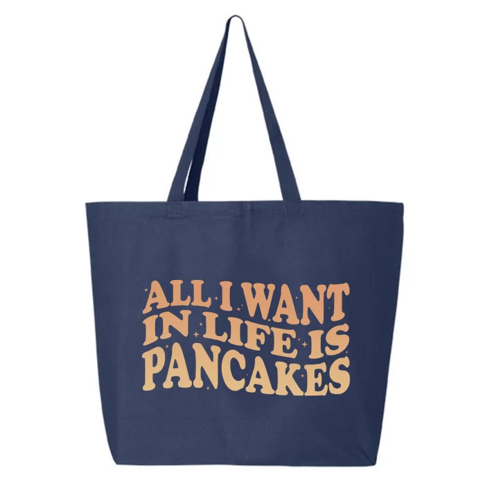 Retro All I Want In Life Is Pancakes 25L Jumbo Tote