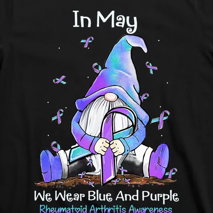 Rheumatoid Arthritis In May We Wear Blue And Purple T-Shirt