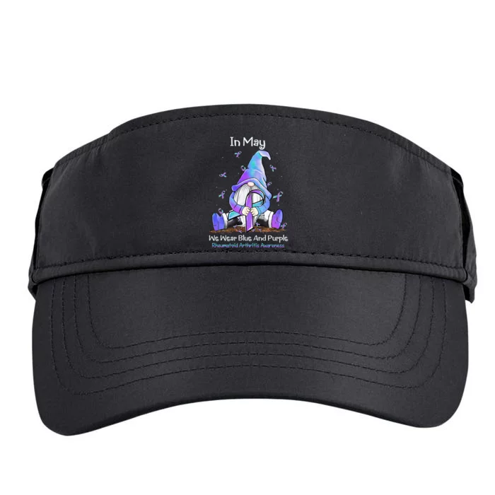 Rheumatoid Arthritis In May We Wear Blue And Purple Adult Drive Performance Visor