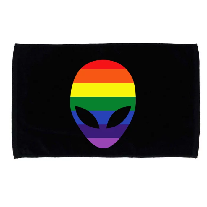 Rainbow Alien Microfiber Hand Towel