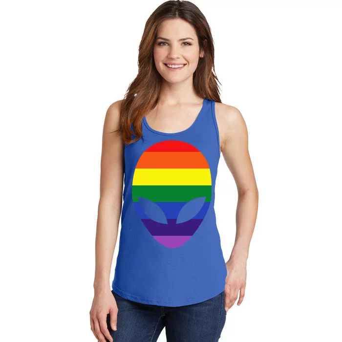 Rainbow Alien Ladies Essential Tank