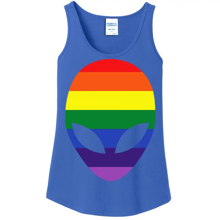 Rainbow Alien Ladies Essential Tank