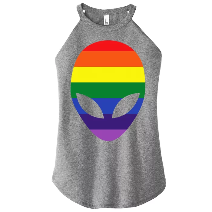 Rainbow Alien Women’s Perfect Tri Rocker Tank