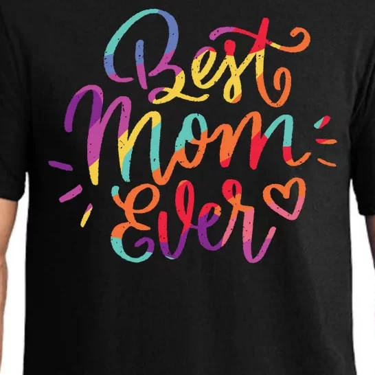 Rainbow Best Mom Ever Pajama Set