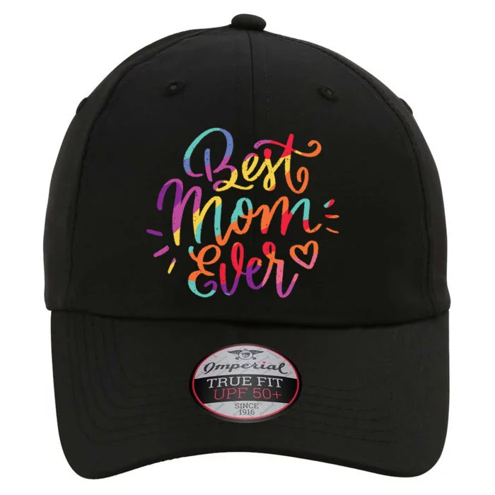 Rainbow Best Mom Ever The Original Performance Cap