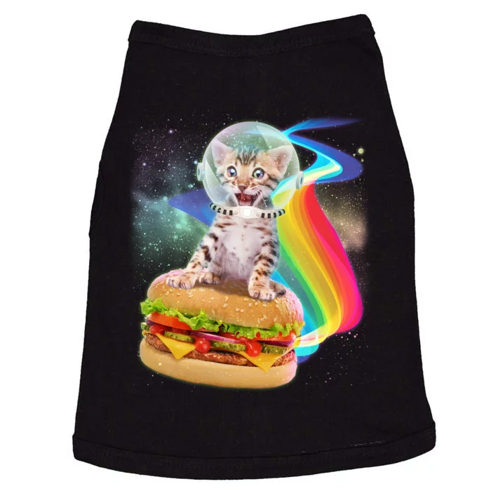 Rainbow Burger Space Cat Doggie Tank