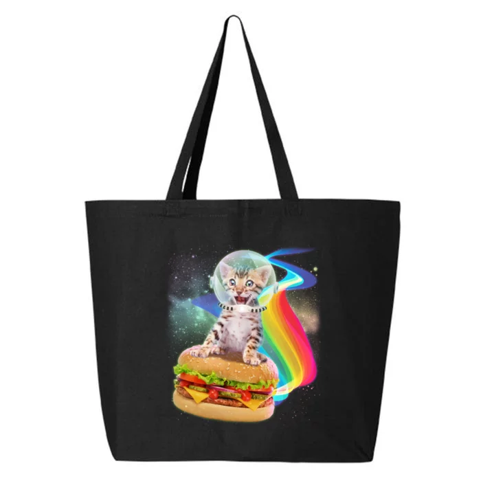 Rainbow Burger Space Cat 25L Jumbo Tote