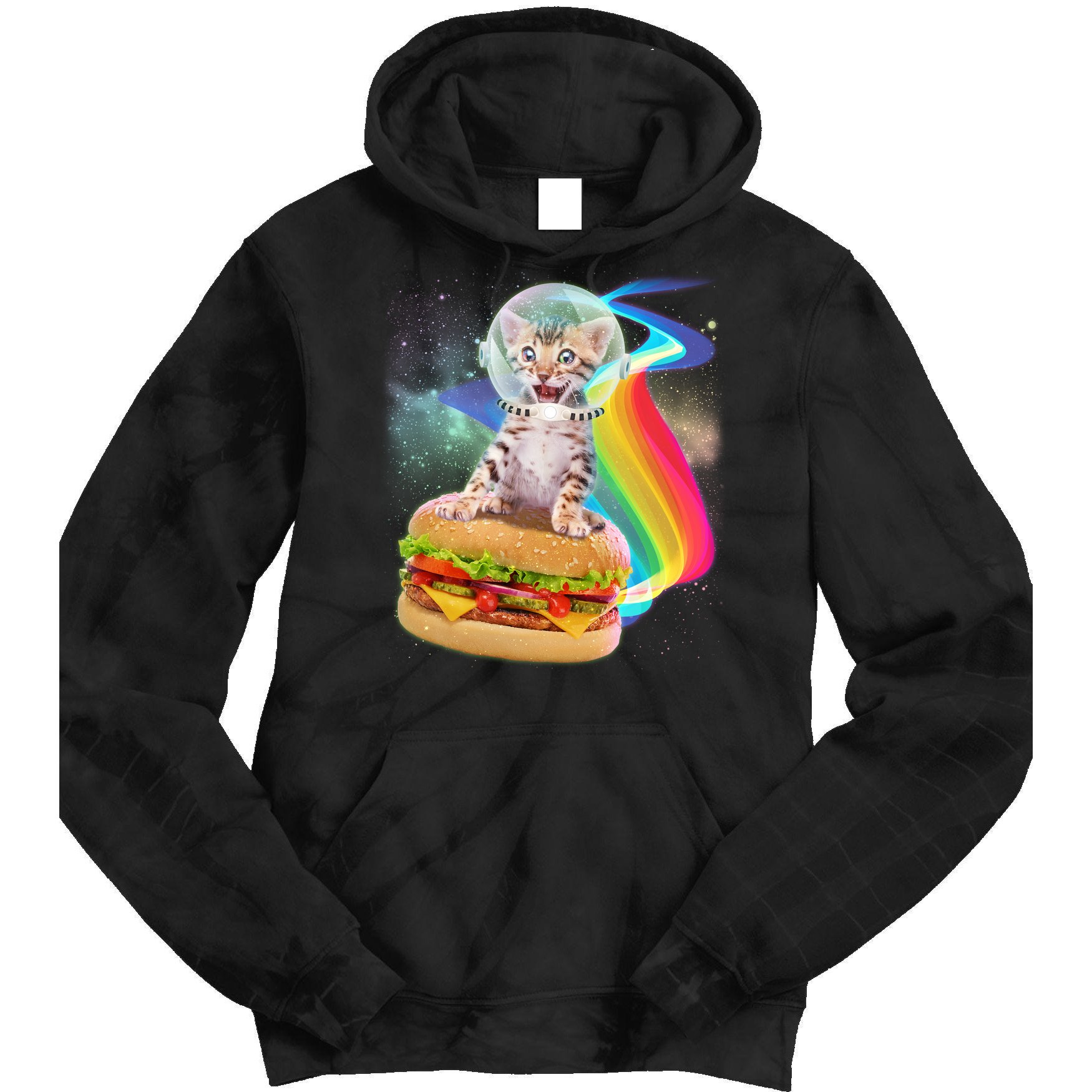 Rainbow best sale cat hoodie