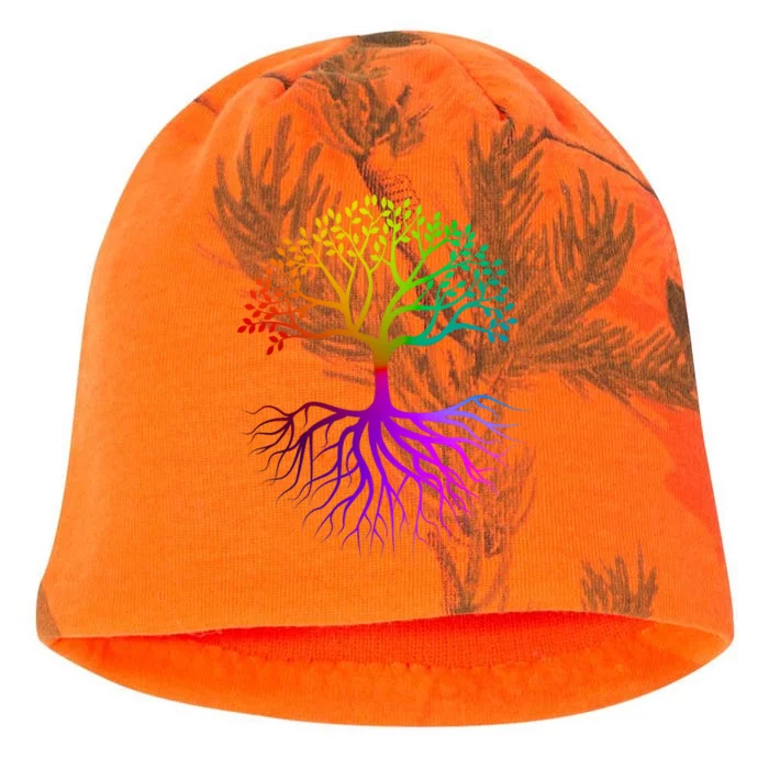 Rainbow Colorful - Tree Of life Kati - Camo Knit Beanie