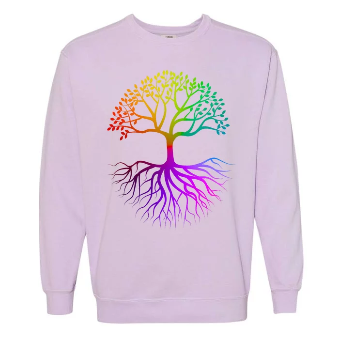 Rainbow Colorful - Tree Of life Garment-Dyed Sweatshirt