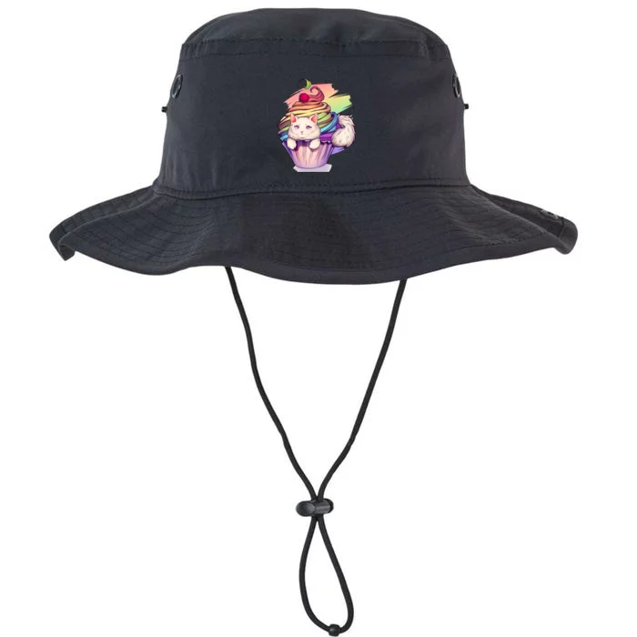 Rainbow Cupcake Kitten Cute Cat Legacy Cool Fit Booney Bucket Hat