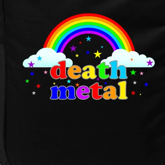 Rainbow Death Metal Logo Impact Tech Backpack