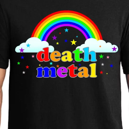 Rainbow Death Metal Logo Pajama Set