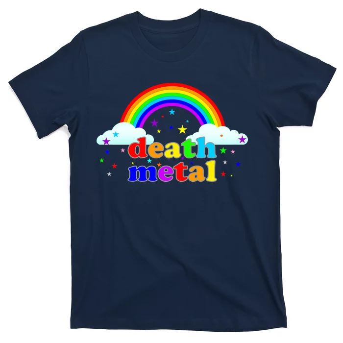 Rainbow Death Metal Logo T-Shirt