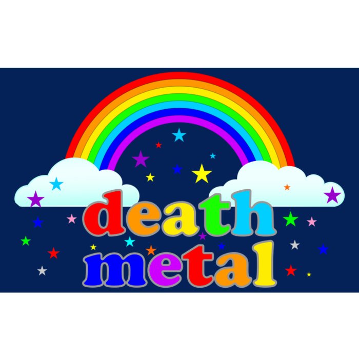 Rainbow Death Metal Logo Bumper Sticker