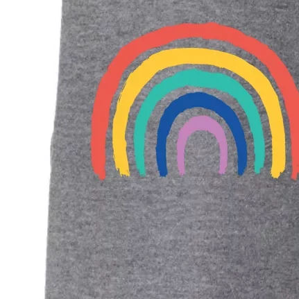 Rainbow Drawing Doggie 3-End Fleece Hoodie