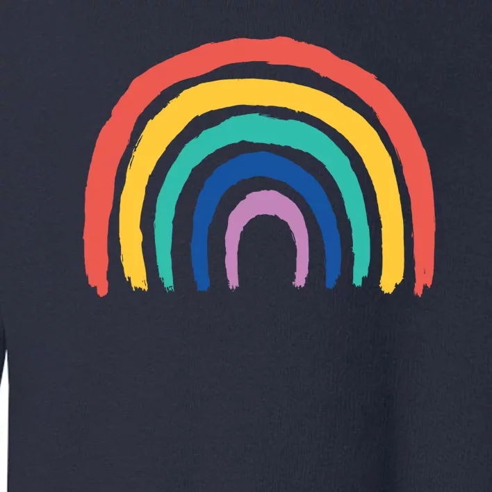 Rainbow Drawing Toddler Sweatshirt