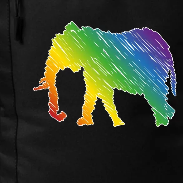 Rainbow Elephant Daily Commute Backpack