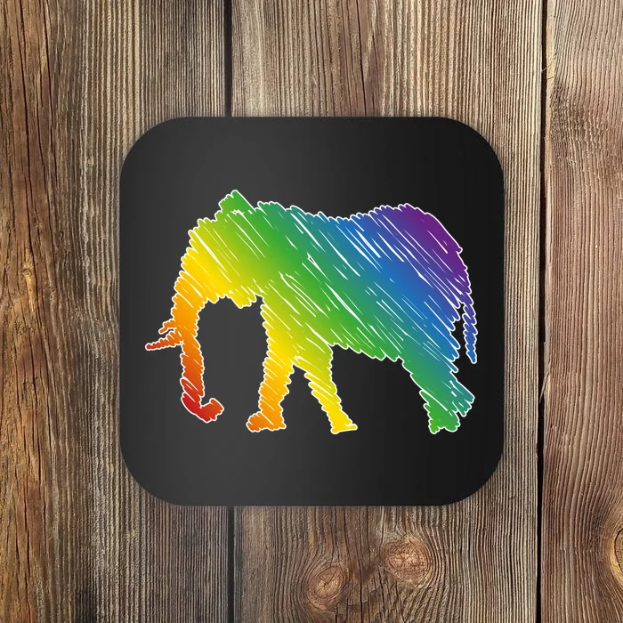 Rainbow Elephant Coaster