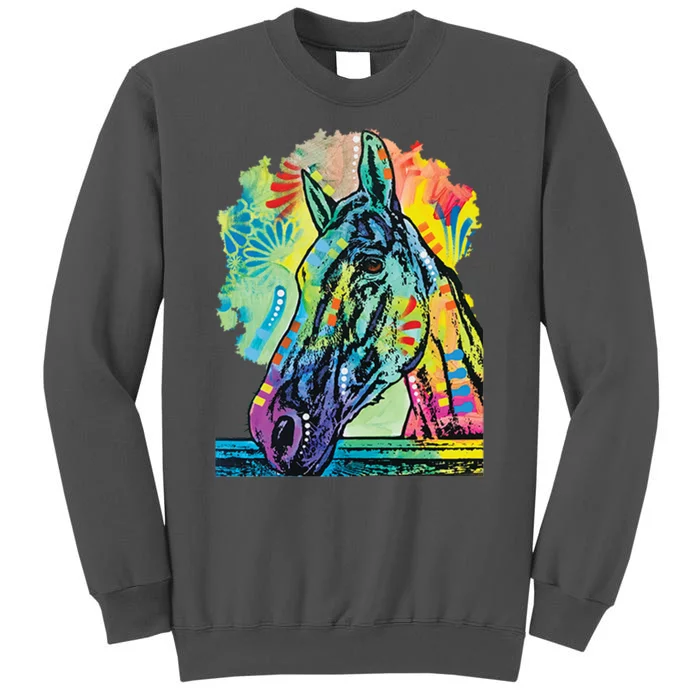 Rainbow Horse Tall Sweatshirt