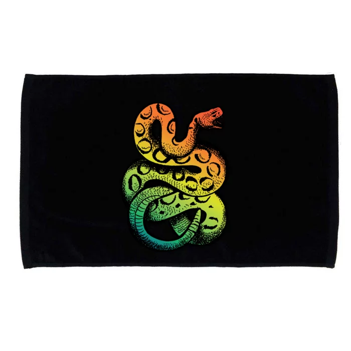 Rainbow Rattlesnake Microfiber Hand Towel