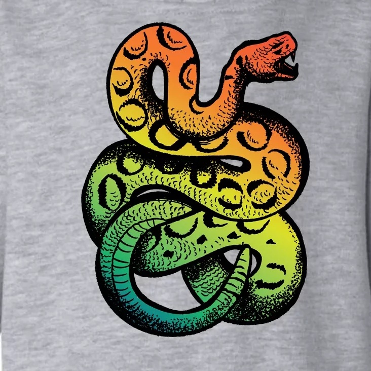 Rainbow Rattlesnake Toddler Hoodie