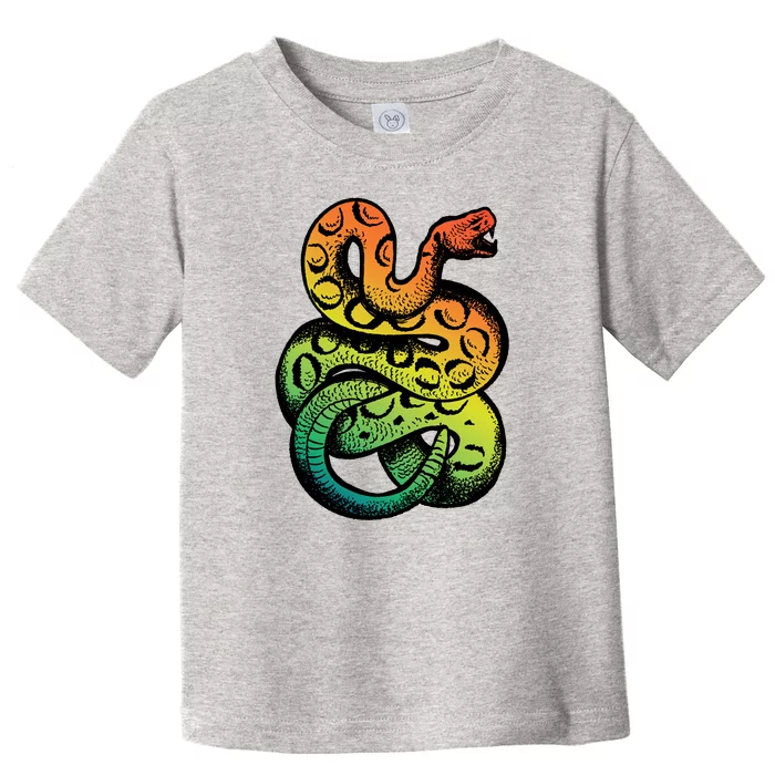 Rainbow Rattlesnake Toddler T-Shirt