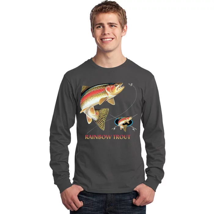 Rainbow Trout Fish Tall Long Sleeve T-Shirt