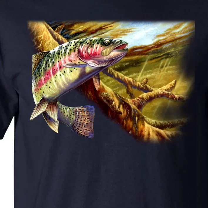 Rainbow Trout Fishing Tall T-Shirt