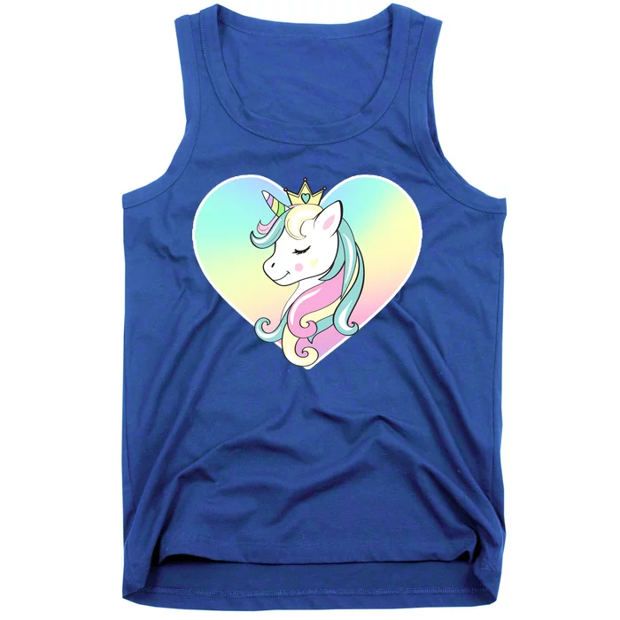 Rainbow Unicorn Heart Tank Top