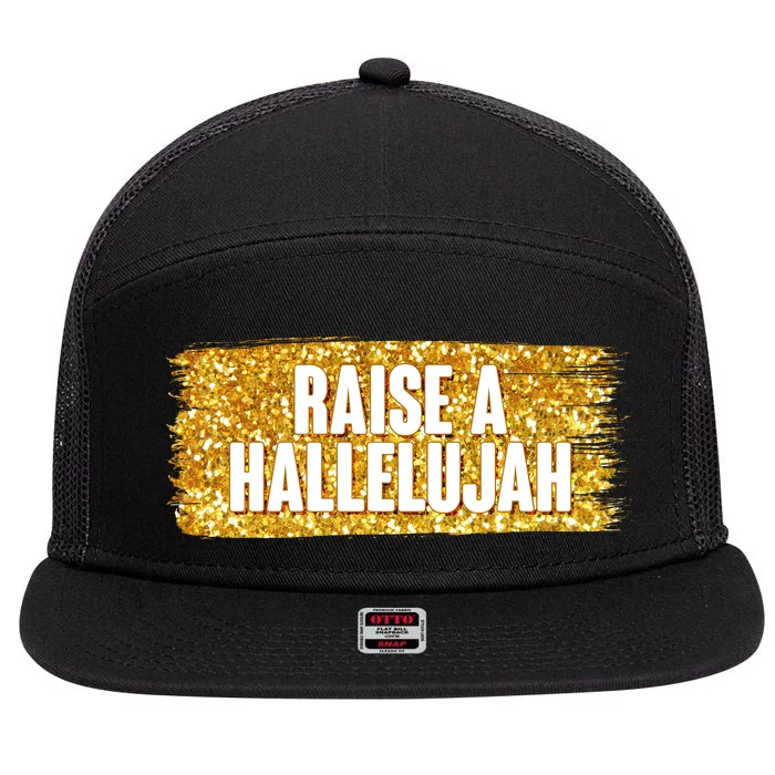 Raise A Hallelujah 7 Panel Mesh Trucker Snapback Hat