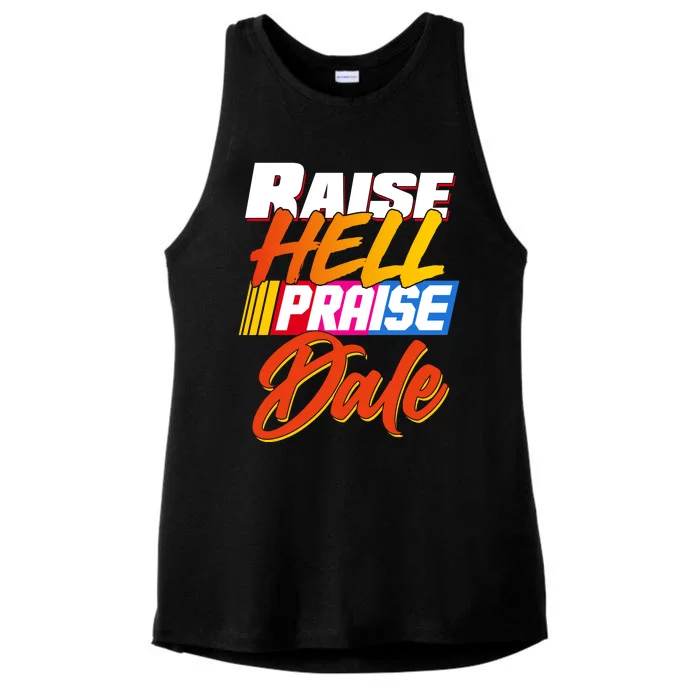 Raise Hell Praise Dale Ladies Tri-Blend Wicking Tank