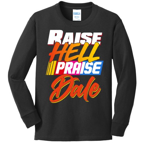 Raise Hell Praise Dale Kids Long Sleeve Shirt
