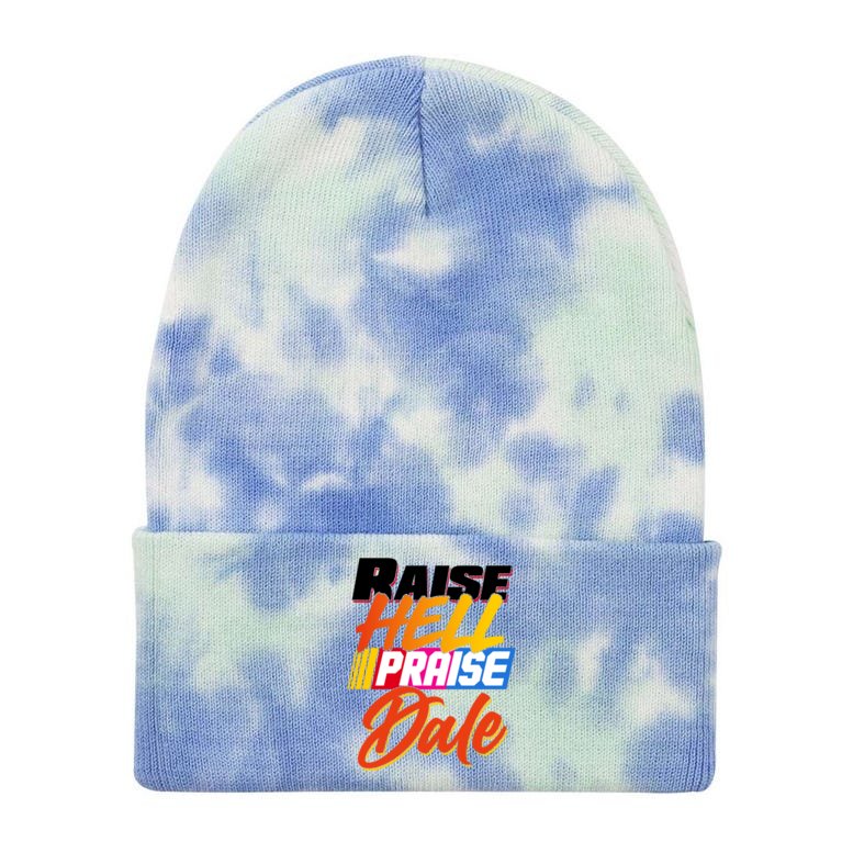 Raise Hell Praise Dale Tie Dye 12" Knit Beanie
