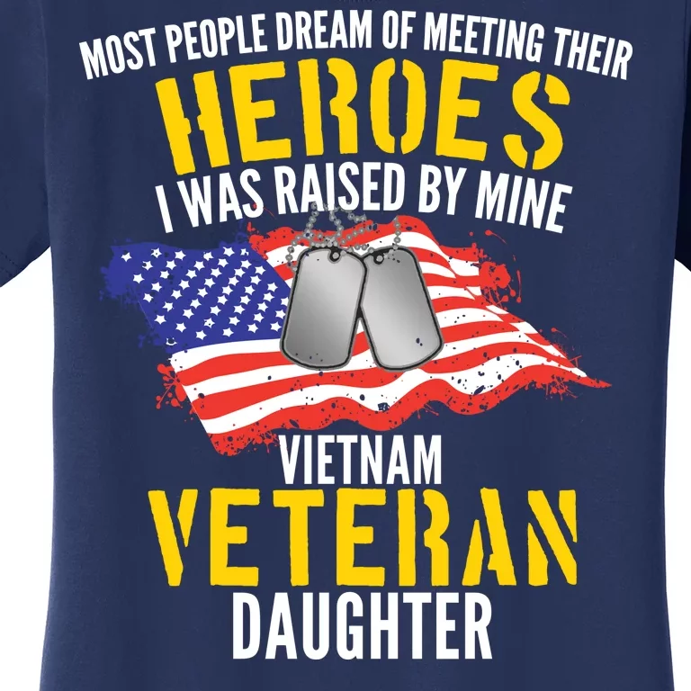 Raised By My Hero Proud Vietnam Veterans Daughter Women's T-Shirt