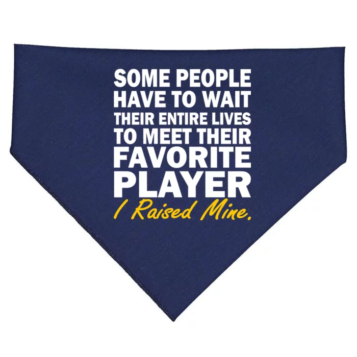 Raised My Favorite Player USA-Made Doggie Bandana