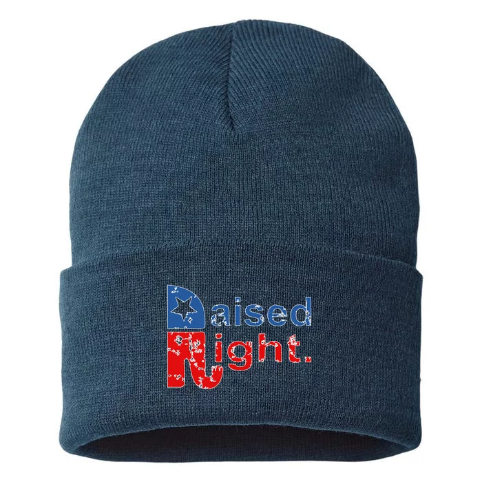 Raised Right Republican Logo Sustainable Knit Beanie