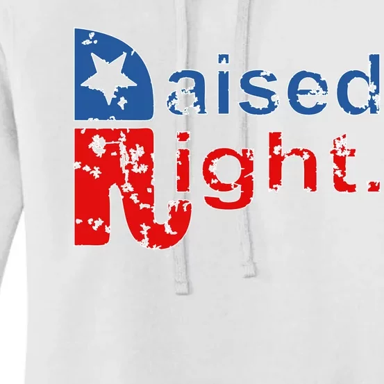 Raised Right Republican Logo Women's Pullover Hoodie