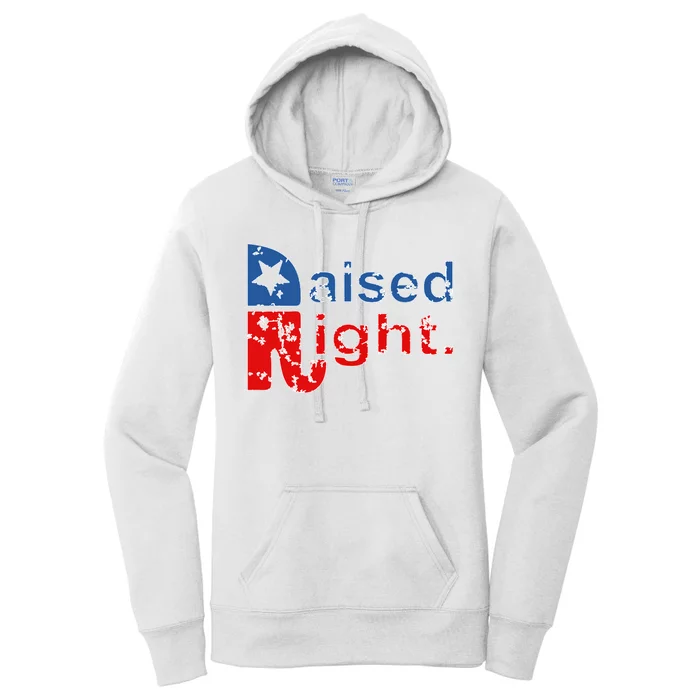 Raised Right Republican Logo Women's Pullover Hoodie