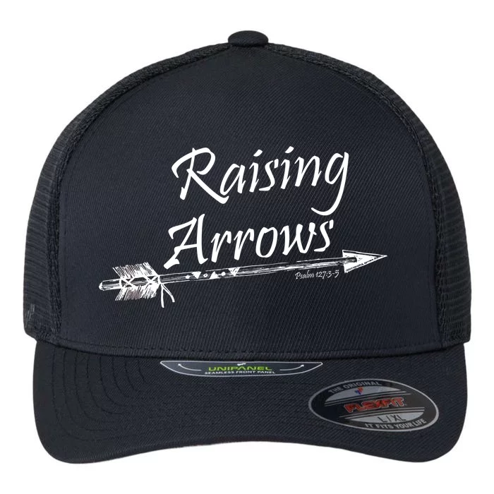 Raising Arrows Christian Psalm 127:3-5 Flexfit Unipanel Trucker Cap